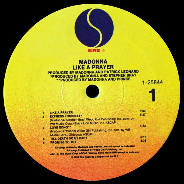 Madonna - Like A Prayer