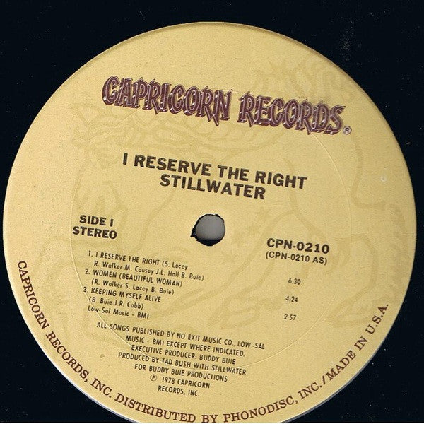 Stillwater (2) - I Reserve The Right!