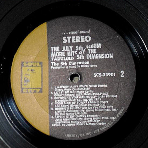 The Fifth Dimension - The July 5th Album - More Hits By The Fabulous 5th Dimension