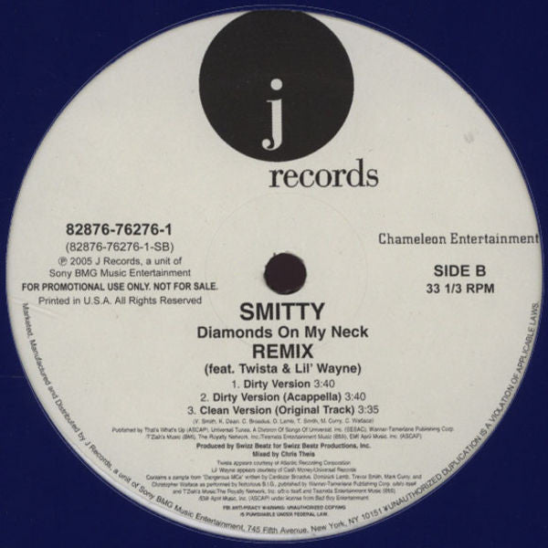 Smitty (7) - Diamonds On My Neck (Remix)