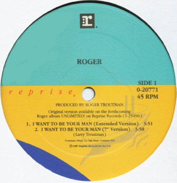 Roger Troutman - I Want To Be Your Man