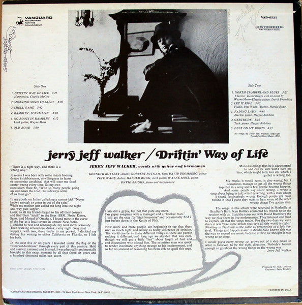 Jerry Jeff Walker - Driftin' Way Of Life