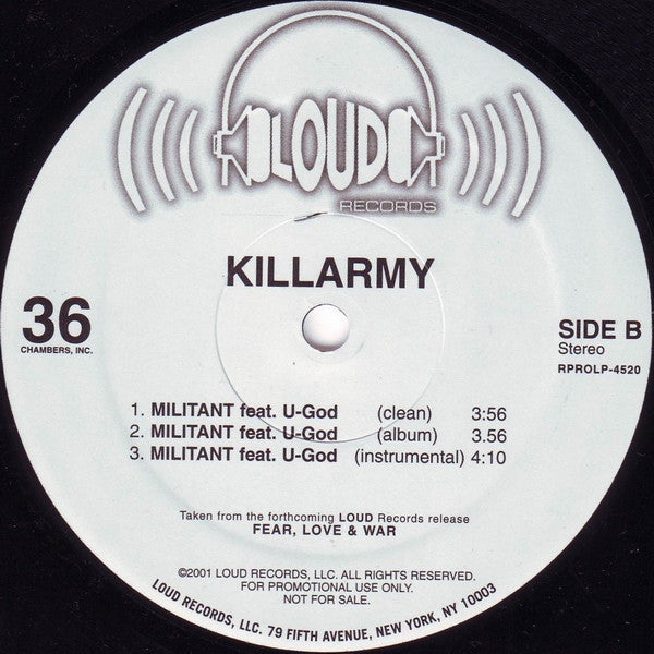 Killarmy - Feel It / Militant