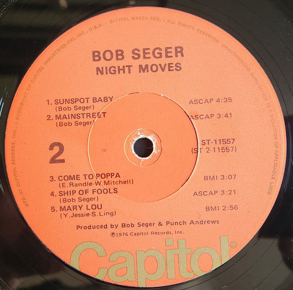 Bob Seger And The Silver Bullet Band - Night Moves