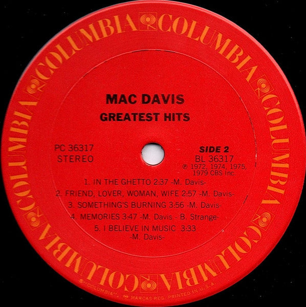 Mac Davis - Greatest Hits