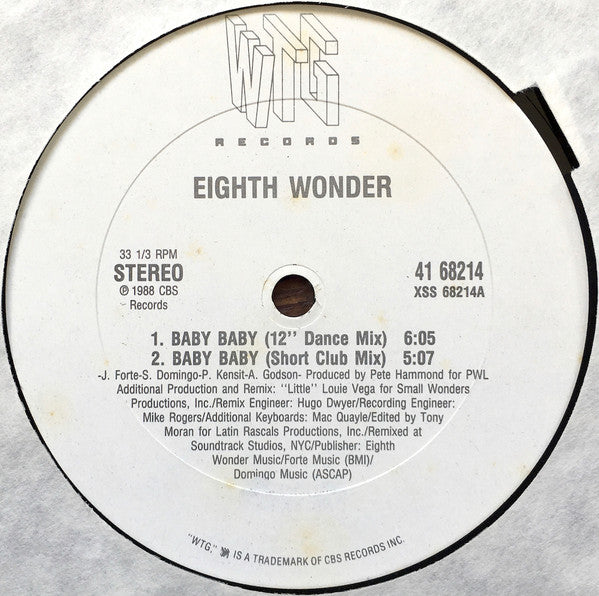 Eighth Wonder - Baby Baby