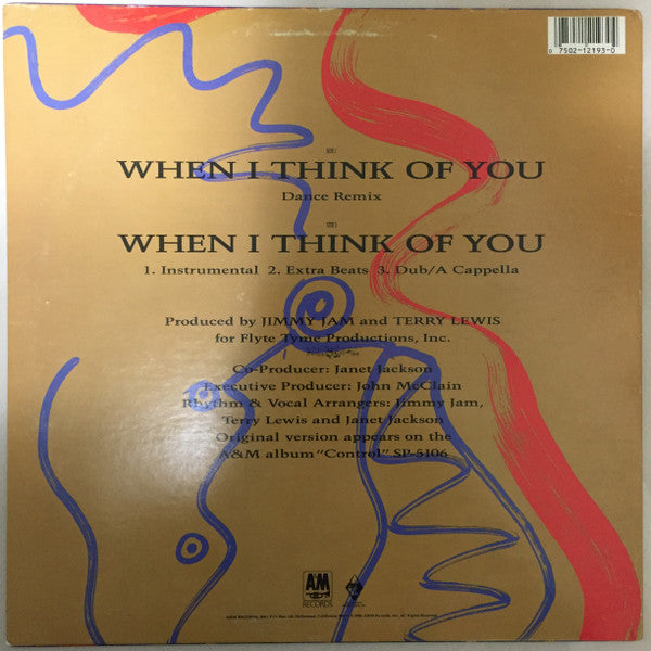 Janet Jackson - When I Think Of You (Dance Remix)