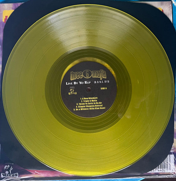 Three 6 Mafia - Live By Yo Rep (B.O.N.E. Dis) [YELLOW VINYL, 2022]