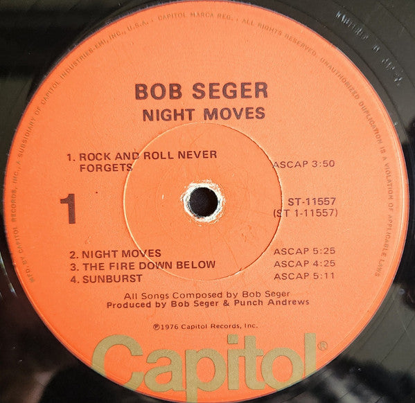 Bob Seger And The Silver Bullet Band - Night Moves
