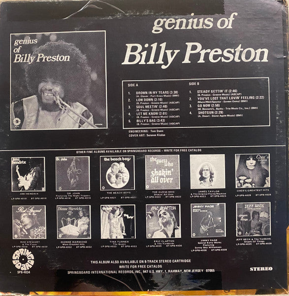 The Genius Of Billy Preston