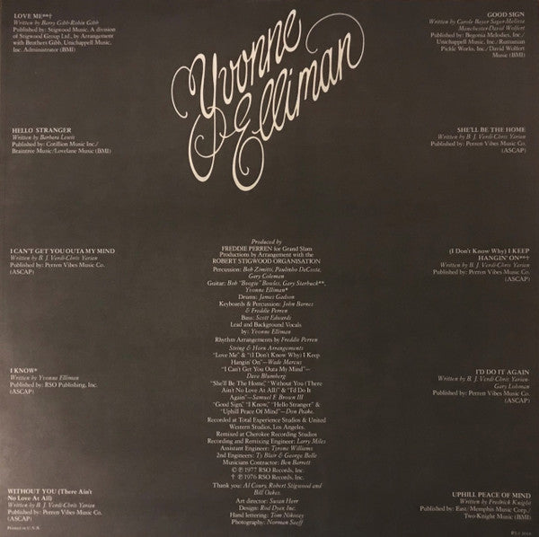 Yvonne Elliman - Love Me