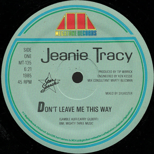 Jeanie Tracy - Don't Leave Me This Way