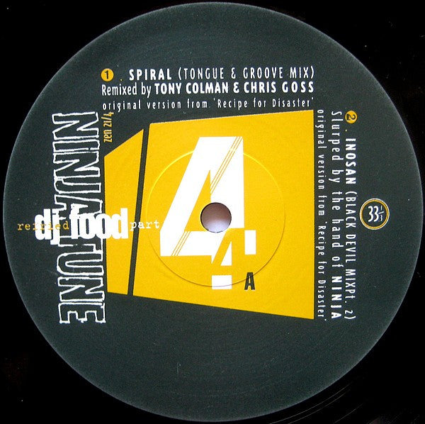 DJ Food - Refried Food Pts. 3 And 4