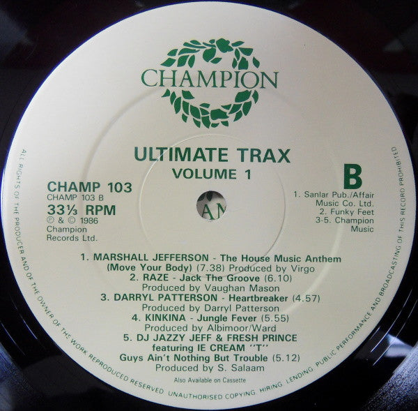 Various - Ultimate Trax