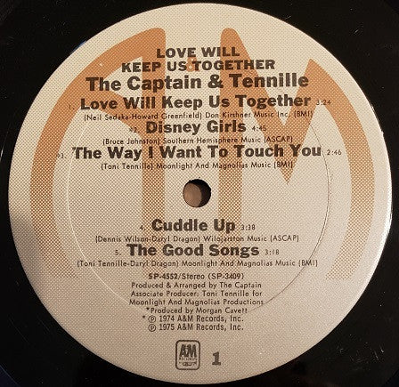 Captain And Tennille - Love Will Keep Us Together