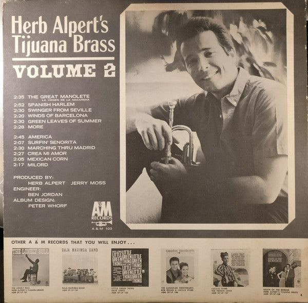 Herb Alpert & The Tijuana Brass - Volume 2