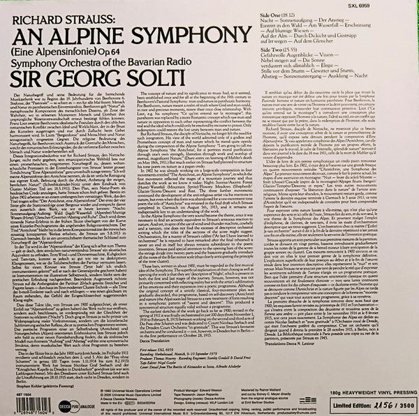 Richard Strauss - An Alpine Symphony (Eine Alpensinfonie)