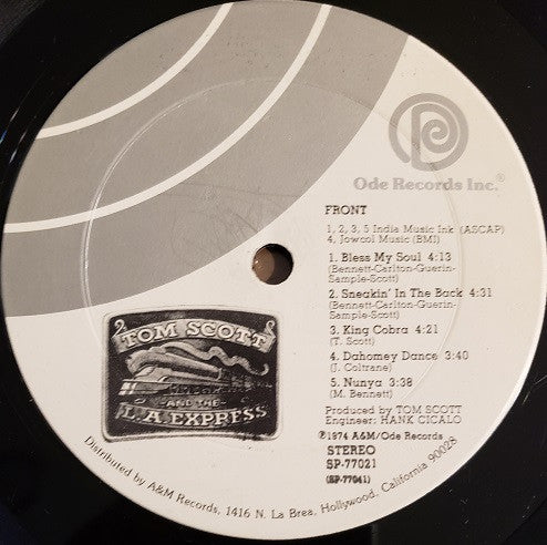 Tom Scott - Tom Scott And The L.A. Express