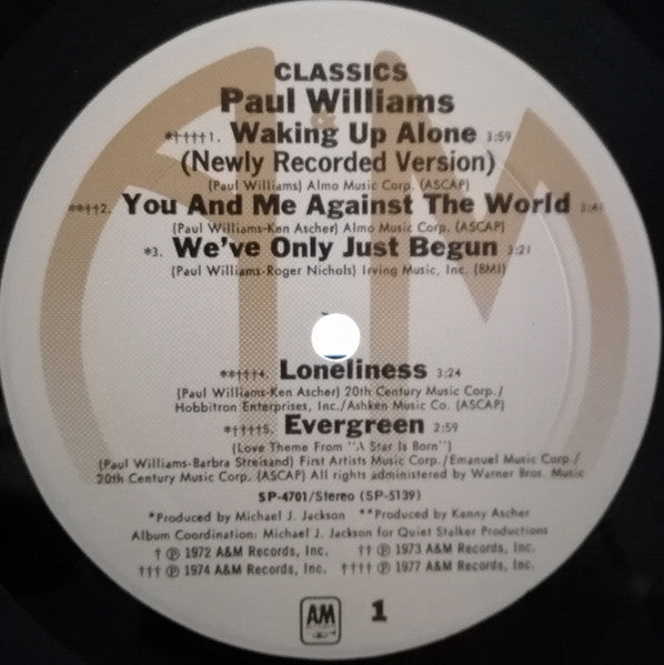 Paul Williams (2) - Classics