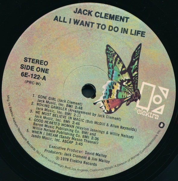 Jack Clement - All I Want To Do In Life