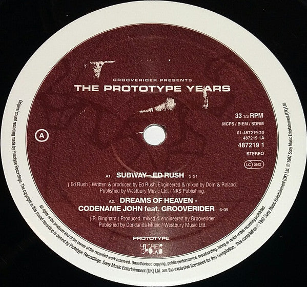 Grooverider - The Prototype Years