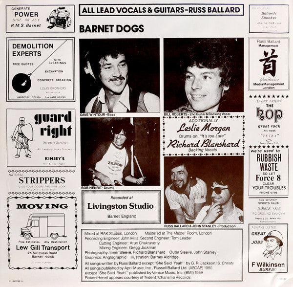 Russ Ballard - Barnet Dogs