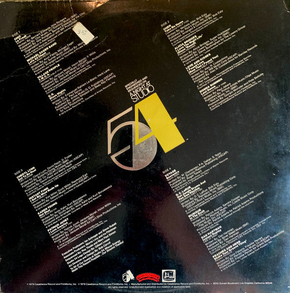 Various - A Night At Studio 54