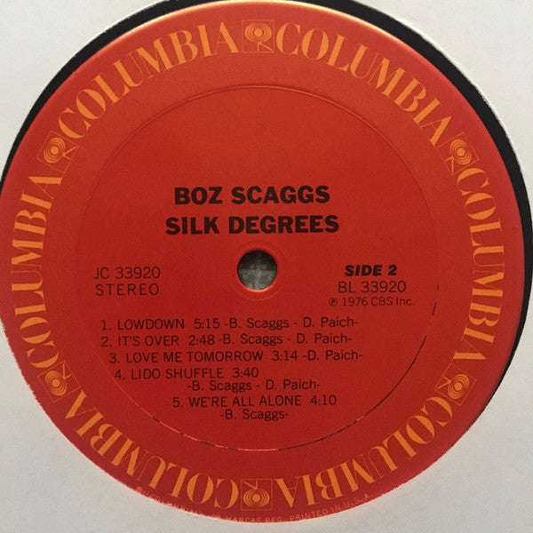 Boz Scaggs - Silk Degrees