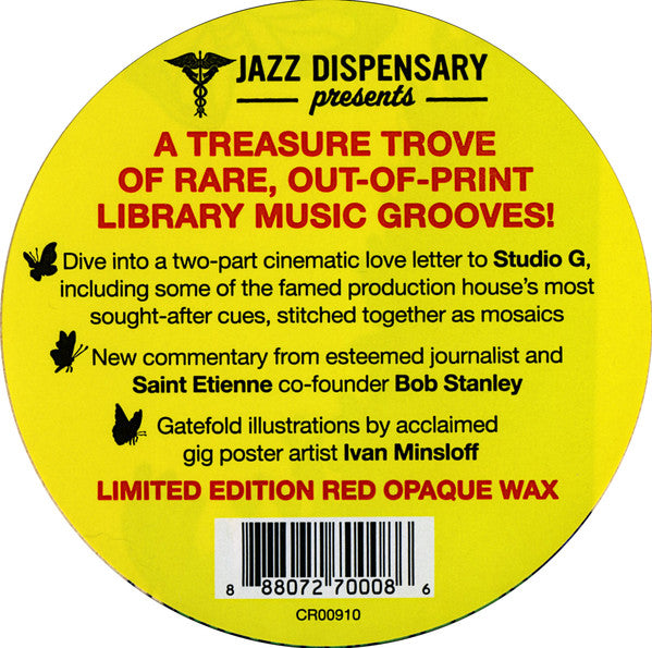 Jazz Dispensary Presents Dream A Dream With Studio G: Cratedigger's Archive (1970-2009) [RED VINYL]