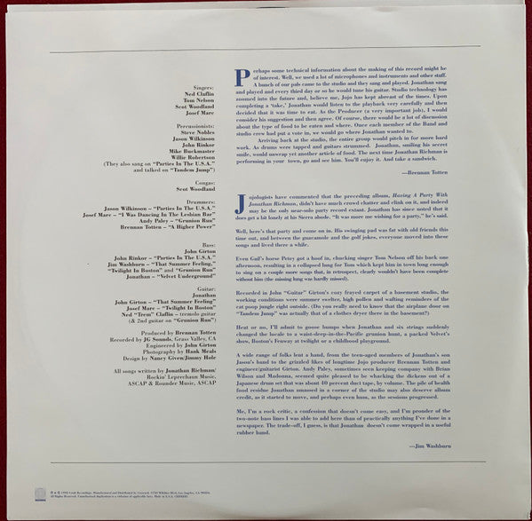Jonathan Richman - I, Jonathan