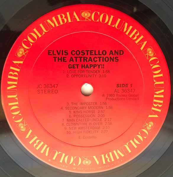 Elvis Costello & The Attractions - Get Happy!!