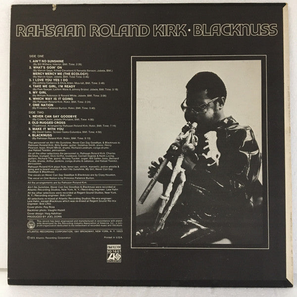 Roland Kirk - Blacknuss