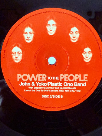 John Lennon & Yoko Ono - Power To The People (Live At The One To One Concert, New York City, 1972)