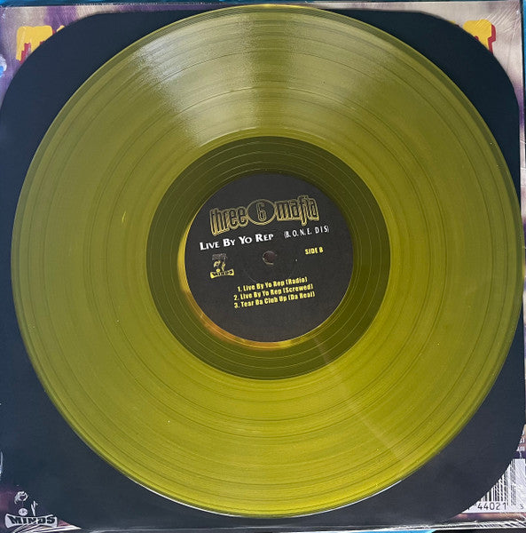 Three 6 Mafia - Live By Yo Rep (B.O.N.E. Dis) [YELLOW VINYL, 2022]