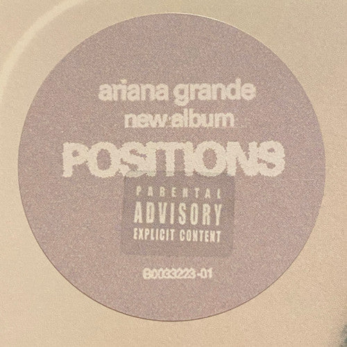 Ariana Grande - Positions [COKE BOTTLE CLEAR]