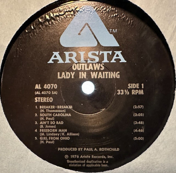 Outlaws - Lady In Waiting