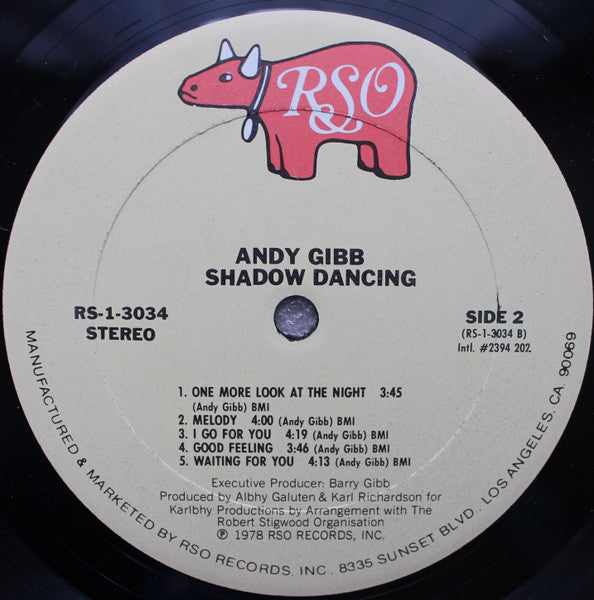 Andy Gibb - Shadow Dancing