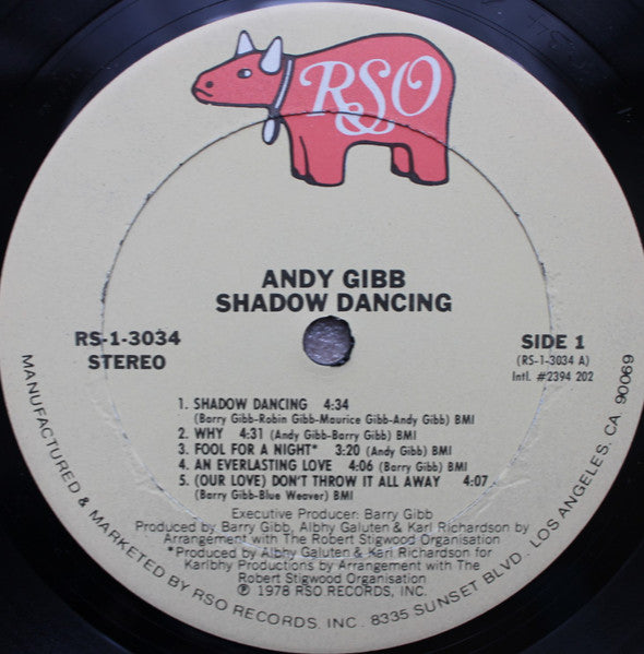 Andy Gibb - Shadow Dancing