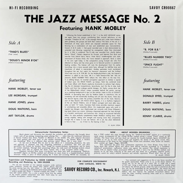 Hank Mobley - Jazz Message #2