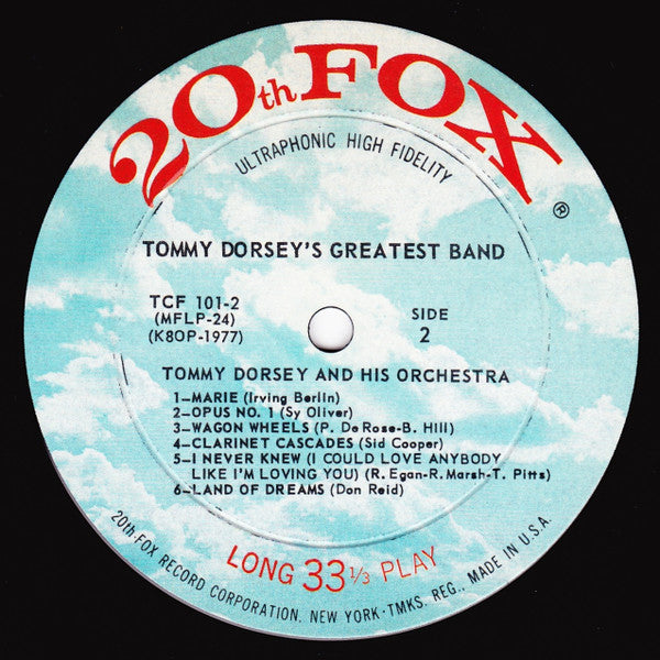 Tommy Dorsey's Greatest Band