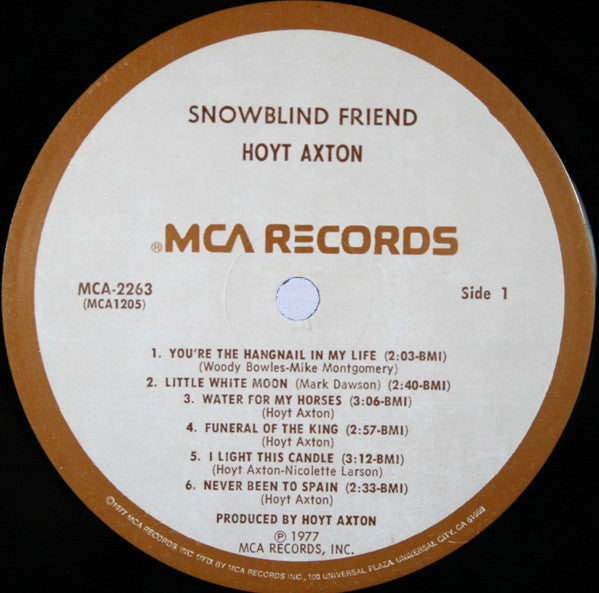 Hoyt Axton - Snowblind Friend