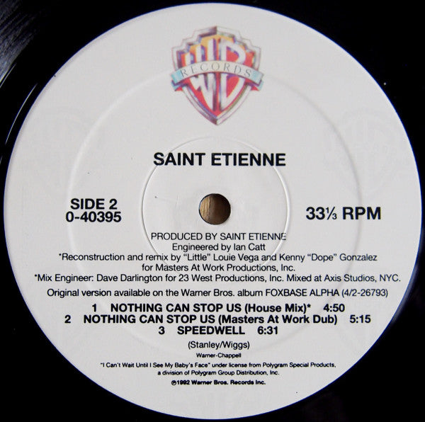 Saint Etienne - Nothing Can Stop Us