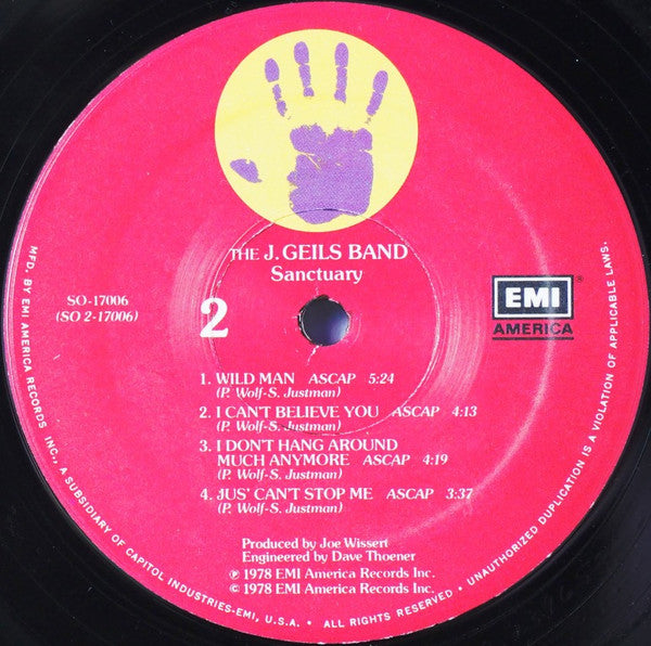 The J. Geils Band - Sanctuary.
