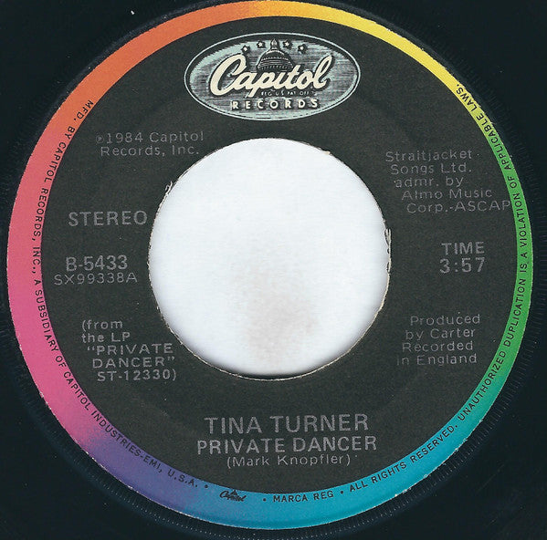 Tina Turner - Private Dancer / Nutbush City Limits
