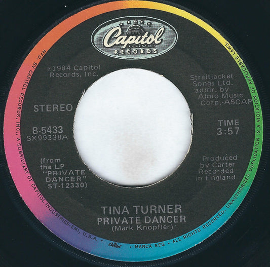 Tina Turner - Private Dancer / Nutbush City Limits
