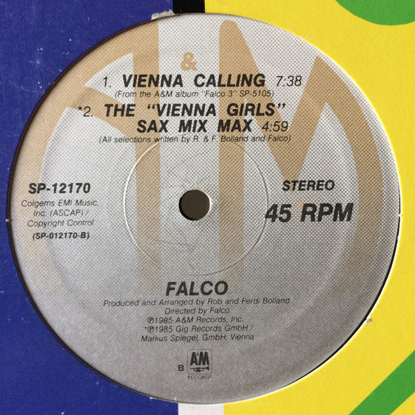 Falco - Rock Me Amadeus / Vienna Calling