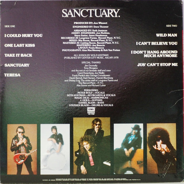 The J. Geils Band - Sanctuary.