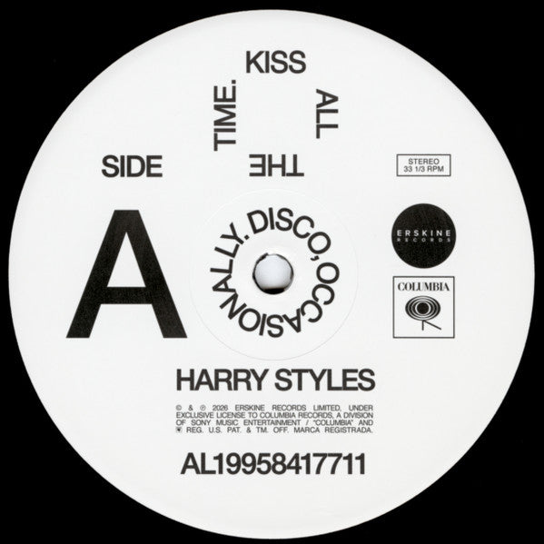 Harry Styles - Kiss All The Time. Disco, Occasionally.
