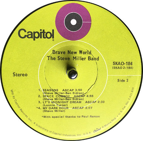 Steve Miller Band - Brave New World