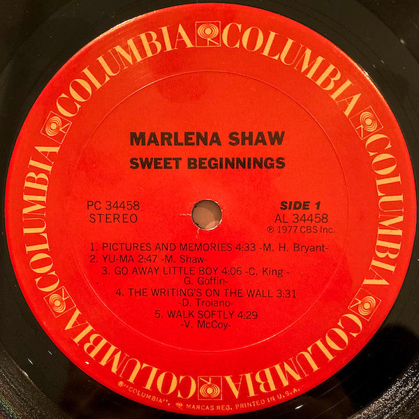 Marlena Shaw - Sweet Beginnings